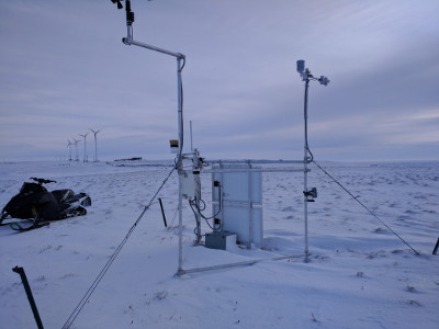 Photo of weather station