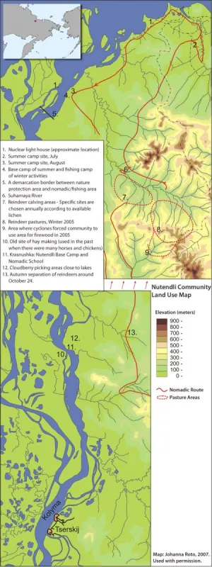 Nutendli community land use map