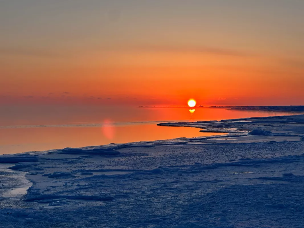 Sunset near Point Hope