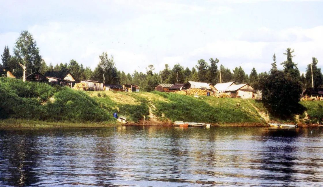 Eastern Khanty extended family settlement today, B. Yugan River