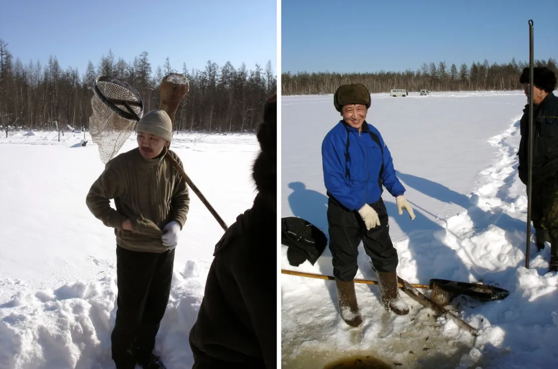 Ice fishing in Sakha-Yakutia