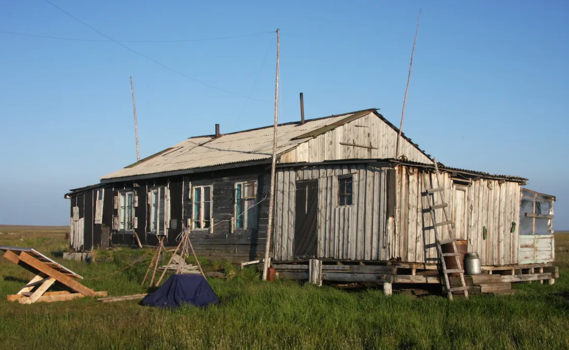 Standing nets are checked usually twice a day at the Chaigurginoo fish base of the Turvaurgin community.