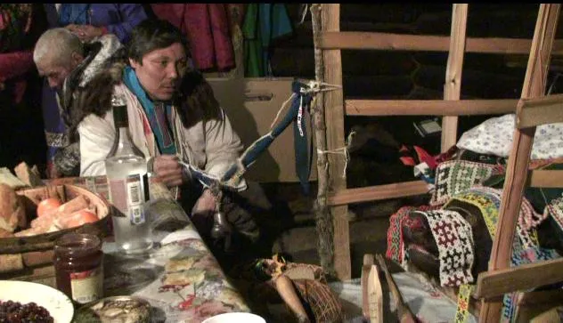 Yegor Kinyamin at Kinyamino Bear Festival, M. Yugan River, Siberia, March 2016. 