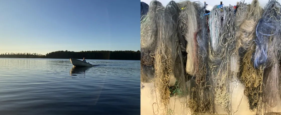 boat and nets