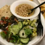 Dinner served at San Xavier Cooperative Farm in Tucson features tepary bean soup and choya bud relish. Dinner served at San Xavier Cooperative Farm in Tucson features tepary bean soup and choya bud relish.